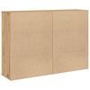 vidaXL Sideboard 2 pcs Artisan-Eiche 60 x 31 x 84 cm Holzwerkstoff