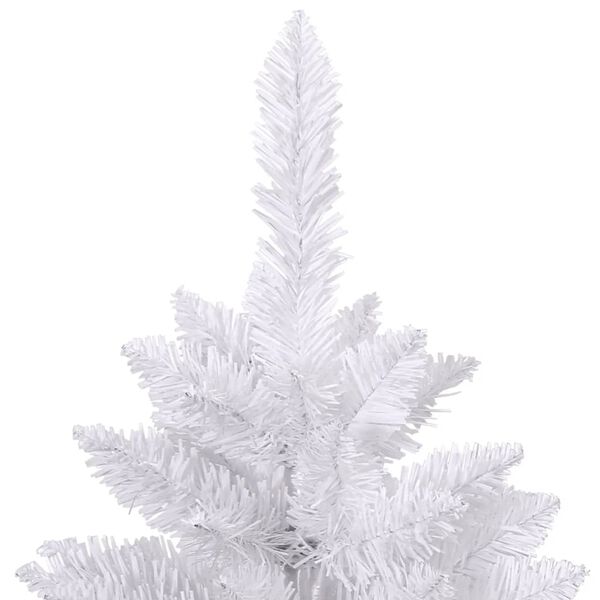 vidaXL K&uuml;nstlicher Weihnachtsbaum Klappbar mit St&auml;nder Wei&szlig; 300 cm