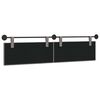 vidaXL H&auml;ngevorderseite Wandmontiert Taupe 210 x 55 x 5 cm Stoff
