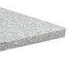 vidaXL Sonnenschirm-Gewichtsplatten 4 Stk. Dreieckig Garu Granit 60 kg