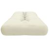 vidaXL Palettenkissen Creme 120x40x12 cm Stoff