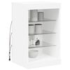 vidaXL Sideboard mit LED-Leuchten Wei&szlig; 41x37x67 cm