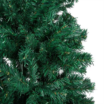 vidaXL Künstlicher Weihnachtsbaum Beleuchtung Buschige Zweige 180 cm