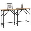 vidaXL Konsolentisch Artisan-Eiche 140 x 29 x 75 cm Holzwerkstoff