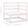 vidaXL 7-tlg. Garten-Lounge-Set Massivholz Kiefer