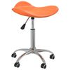 vidaXL Esszimmerstuhl Drehbar Orange Kunstleder