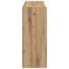 vidaXL Schuhregal Artisan-Eiche 80x25x62 cm Holzwerkstoff