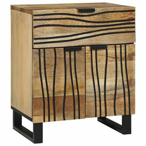 vidaXL Nachttisch Braun 50 x 33 x 60 cm Massivholz Akazie