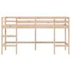 vidaXL Kinderhochbett mit Leiter 90x200 cm Massivholz Kiefer