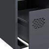 vidaXL Sideboard Anthrazit 35x39x73,5 cm Kaltgewalzter Stahl
