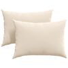 vidaXL Sofakissen 2 St&uuml;ck Beige 70 x 50 cm Stoff