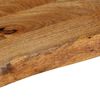 vidaXL Tischplatte mit Baumkante 100x20x3,8 cm Massivholz Mango