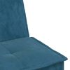 vidaXL Schlafsofa in L-Form Blau 255x140x70 cm Samt