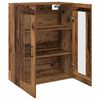 vidaXL Wandmontierte Schr&auml;nke 2 pcs Altholz 69,5 x 34 x 90 cm