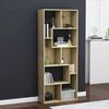 vidaXL B&uuml;cherregal Sonoma-Eiche 67x24x161 cm Holzwerkstoff