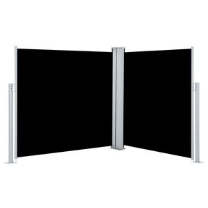 vidaXL Ausziehbare Seitenmarkise Braun 120 x 600 cm