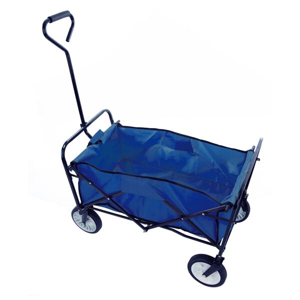 Practo Garden Bollerwagen Faltbar Blau und Schwarz