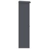 vidaXL Paketdrop-Box mit Speicher Anthrazit 44,5 x 29 x 110,5 cm Stahl