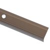 vidaXL Treppenkantenprofil in L-Form 5 Stk. Aluminium 100cm Braun