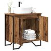 vidaXL Waschbeckenschrank Altholz 60 x 35 x 60 cm Holzwerkstoff