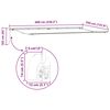 vidaXL Einziehbare Markise Rot 600 x 350 cm Polyester und Aluminium