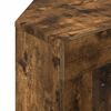 vidaXL Eck-LED-TV-Schrank Ger&auml;ucherte Eiche 100x40x68cm Holzwerkstoff