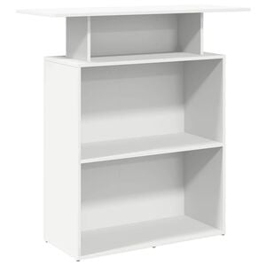 vidaXL Empfangstresen Weiß 100 x 40 x 104 cm Holzwerkstoff