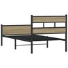 vidaXL Bettgestell ohne Matratze Sonoma-Eiche 90x190 cm Holzwerkstoff