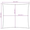 vidaXL Sonnensegel Oxford-Gewebe Quadratisch 5x5 m Beige