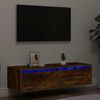 vidaXL TV-Schrank mit LED-Leuchten R&auml;uchereiche 100x35,5x25 cm