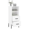 vidaXL Sideboard Wei&szlig; 34,5x34x90 cm Holzwerkstoff