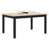 vidaXL Couchtisch Natur 60 x 50 x 36 cm Massives Kiefernholz