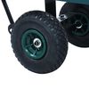 vidaXL Gartenwagen Grün 250 kg