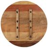 vidaXL Tischplatte Rund 60 cm 15-16 mm Altholz Massiv