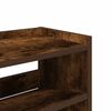 vidaXL Schuhregal R&auml;uchereiche 80x25x62 cm Holzwerkstoff