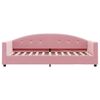 vidaXL Tagesbett mit Matratze Rosa 80x200 cm Samt