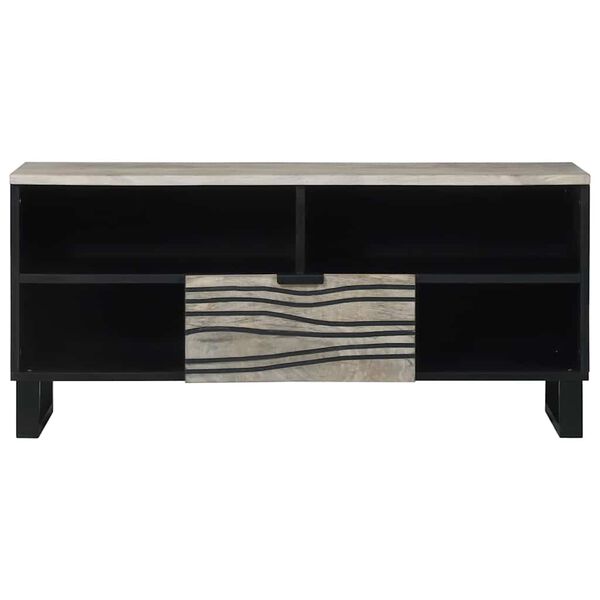 vidaXL TV-Einheiten mit Schubladen Wei&szlig; 105 x 33 x 46 cm Holzwerkstoff