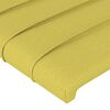 vidaXL LED Kopfteil Gr&uuml;n 147x16x78/88 cm Stoff