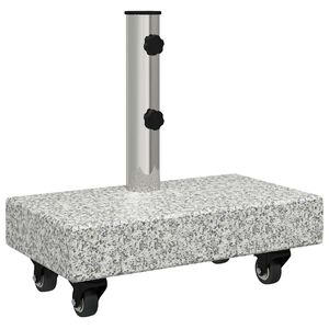 vidaXL Sonnenschirmst&auml;nder Grau 45 x 25 x 45 cm Granit