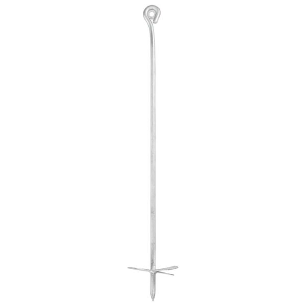 vidaXL Erdanker 10 Stk. 10&times;60 cm Verzinktes Metall