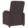 vidaXL Massagesessel Dunkelbraun Stoff