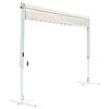 vidaXL Freistehende Markise Cremefarben 4 x 3 m