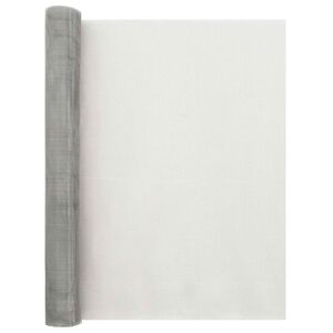 vidaXL Mesh Bildschirm 60 x 500 cm 20 Mesh Edelstahl 201 Silber
