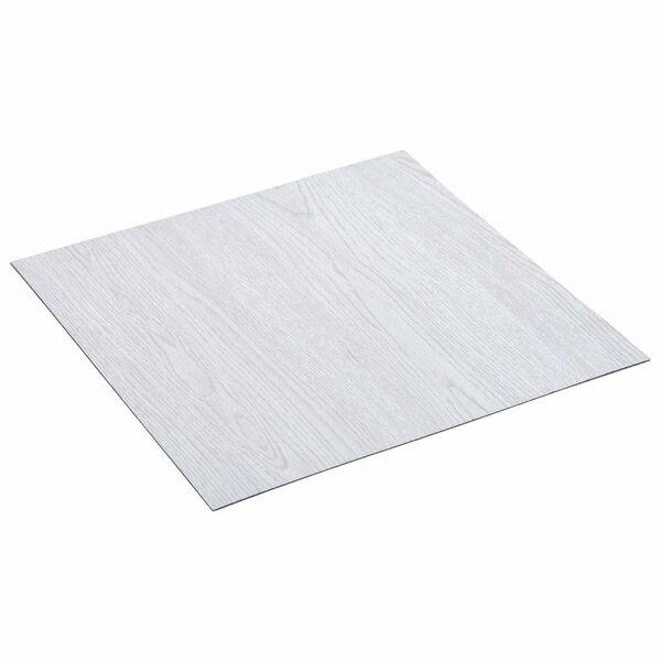 vidaXL Bodenplanken 55 pcs Wei&szlig; 5,11 m&sup2; PVC
