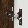 vidaXL Badezimmer-Wandschrank TULUM Braun Eichen-Optik Holzwerkstoff