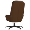 vidaXL Relaxsessel Braun Gl&auml;nzend Kunstleder