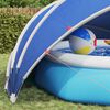 vidaXL Pool-Dome Gr&uuml;n 500 x 500 x 236 cm