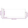vidaXL Seitenmarkise Ausziehbar 180x500 cm Schwarz