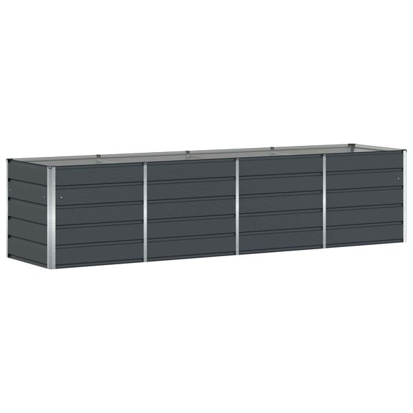 vidaXL Pflanzk&uuml;bel Anthrazit 240 x 80 x 75 cm Stahl