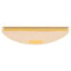 vidaXL Stufenmatten 15 Stk. 65x21x4 cm Hellbeige Halbrund Gro&szlig;